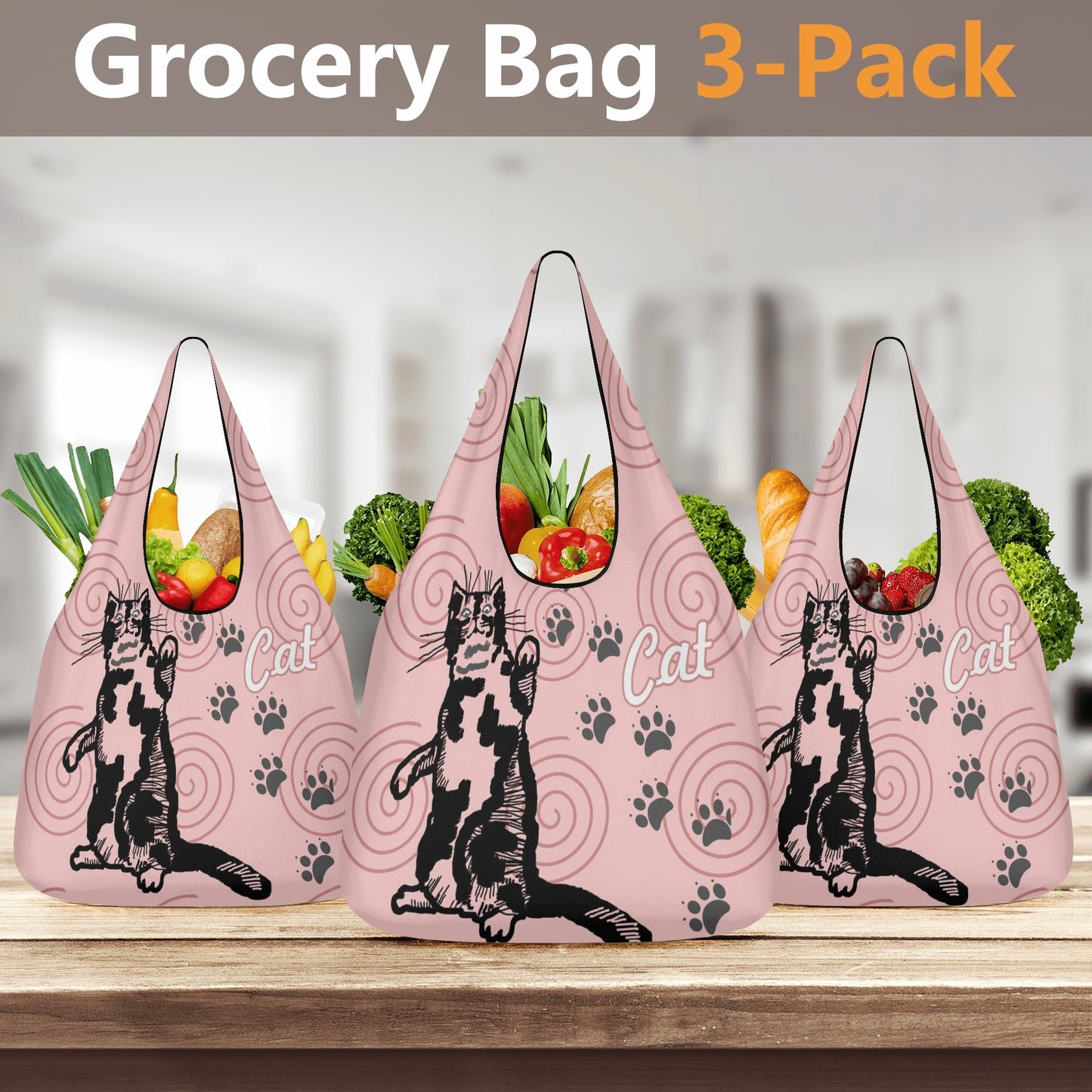 3 Pack of Grocery Bags