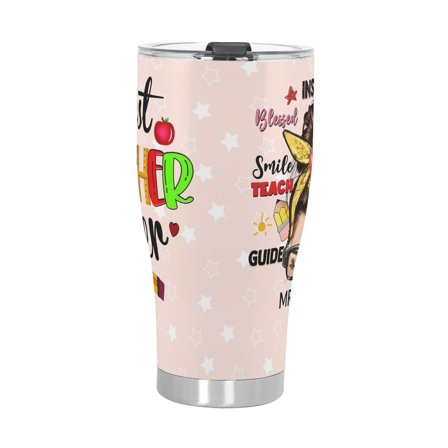 3D Personalized Stainless Steel Tumbler 30oz Printed Cup Gift