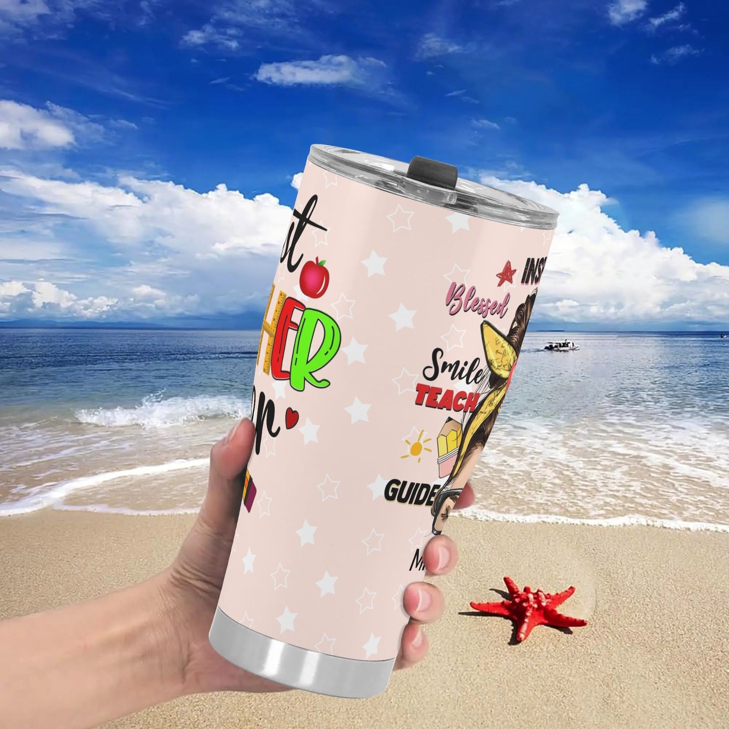 3D Personalized Stainless Steel Tumbler 30oz Printed Cup Gift